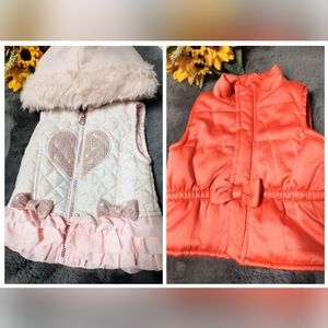 Baby girl vest duo 12 months